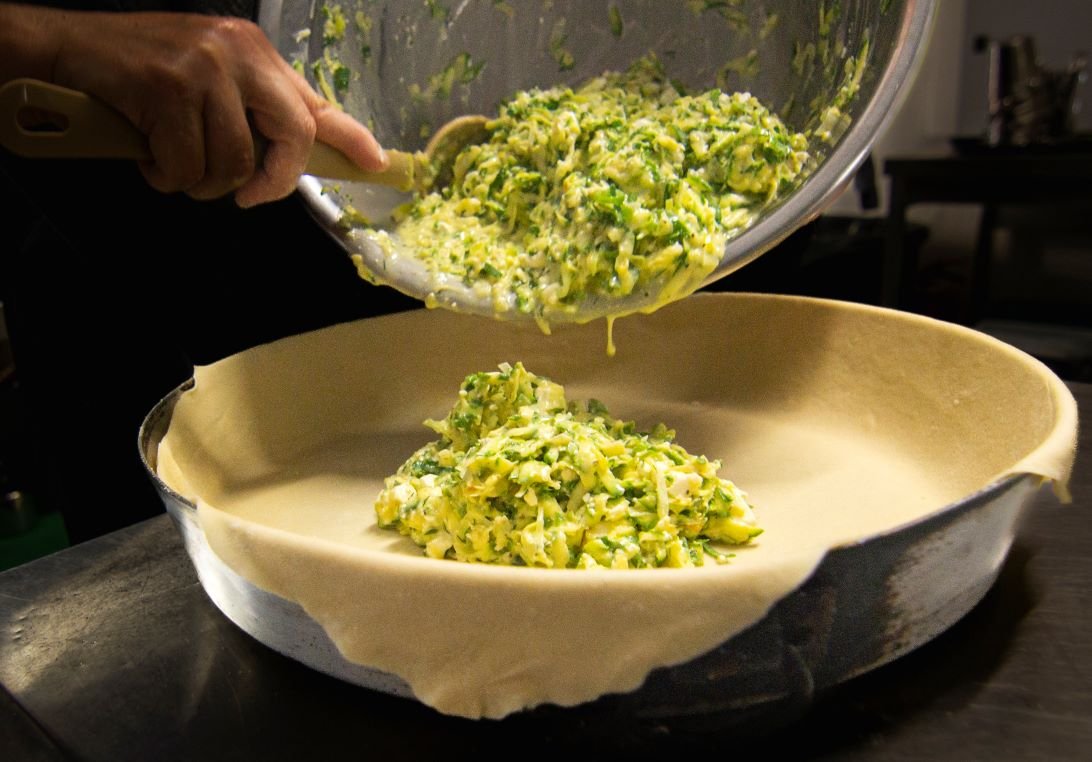 homemade zucchini pie